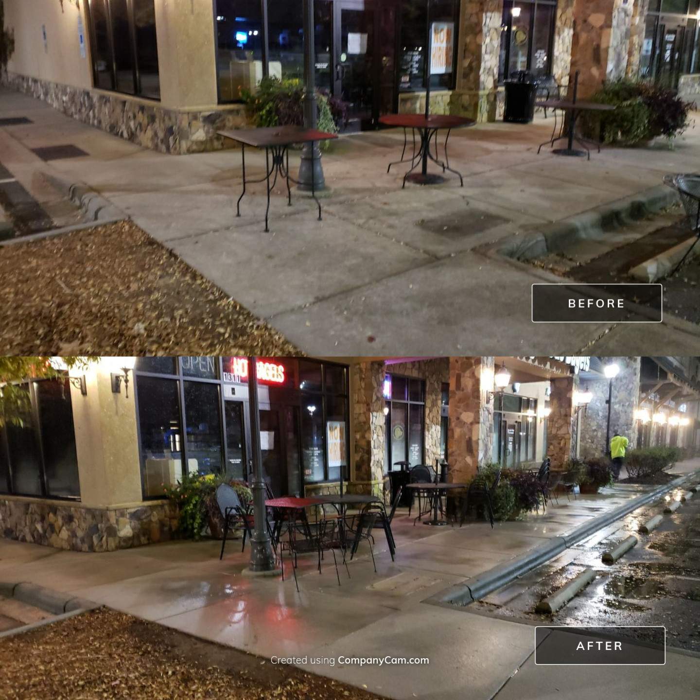 Commercial Patio Cleaning